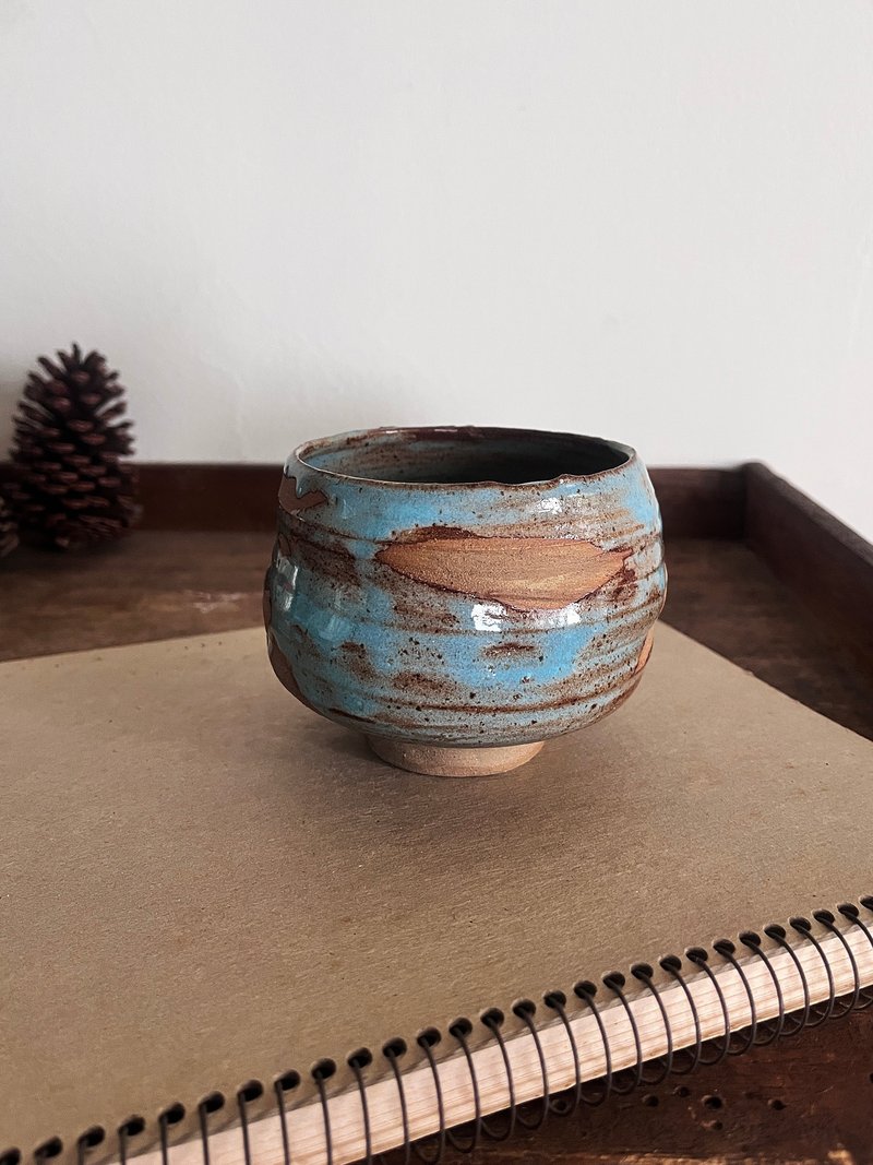 冷岚 茶碗 陶碗 零二  | 陶器皿 - 茶具/茶杯 - 陶 蓝色