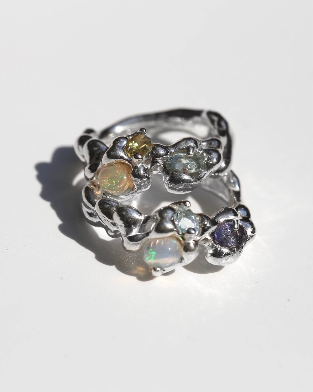 LAVA jewel ring 岩浆宝石 戒指 - 戒指 - 纯银 多色