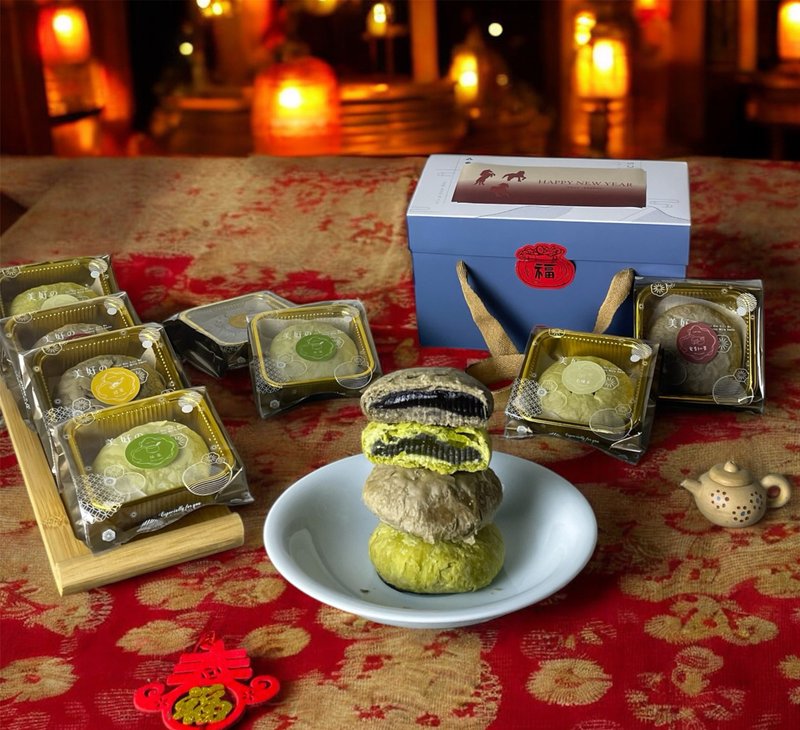 【新年礼盒】厚烧茶酥饼 (8入综合)/(单1口味6入) - 零食/点心 - 新鲜食材 