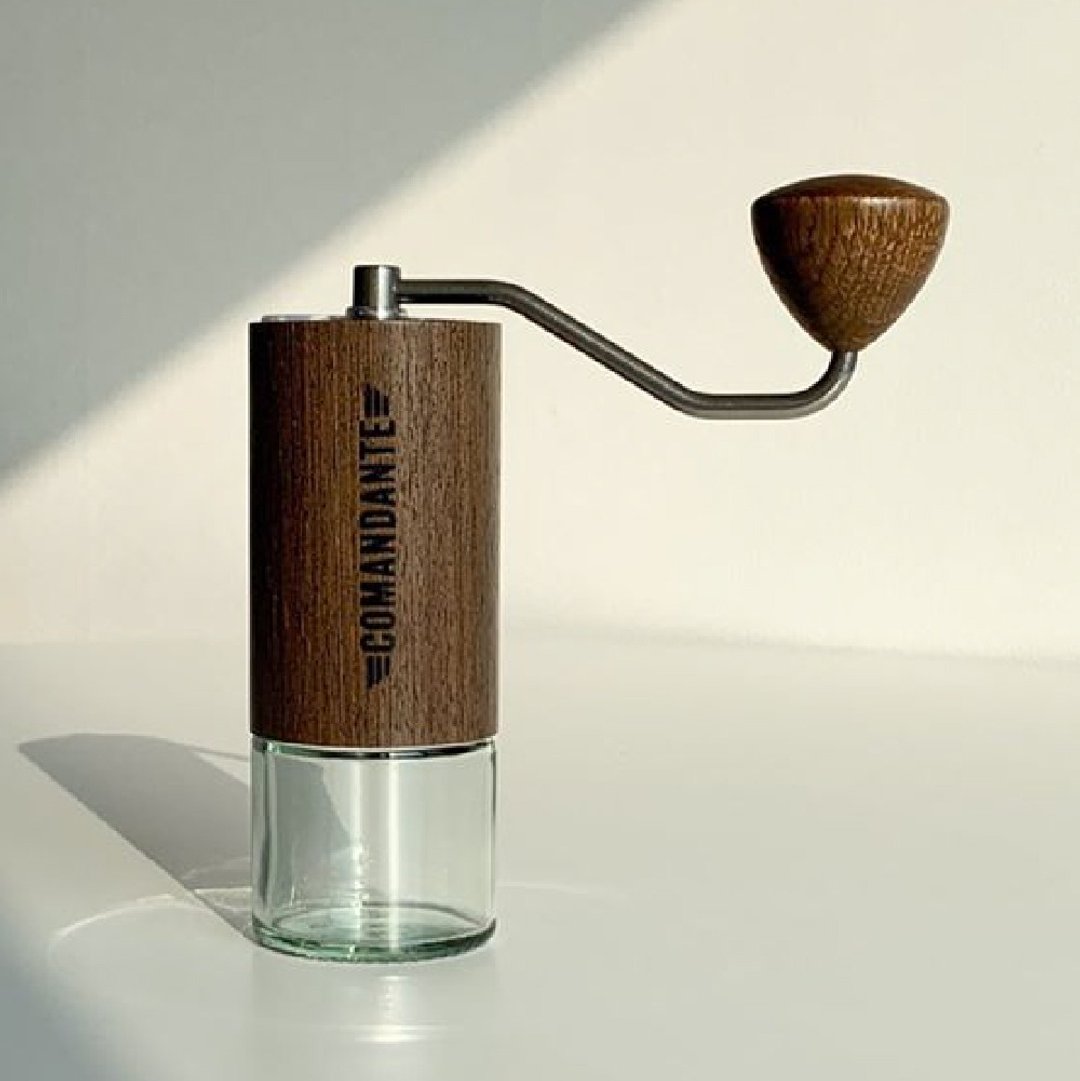 【德国】COMANDANTE C40 顶级手摇磨豆机(WENGE VENEER)(铁刀木) - 咖啡壶/周边 - 不锈钢 咖啡色