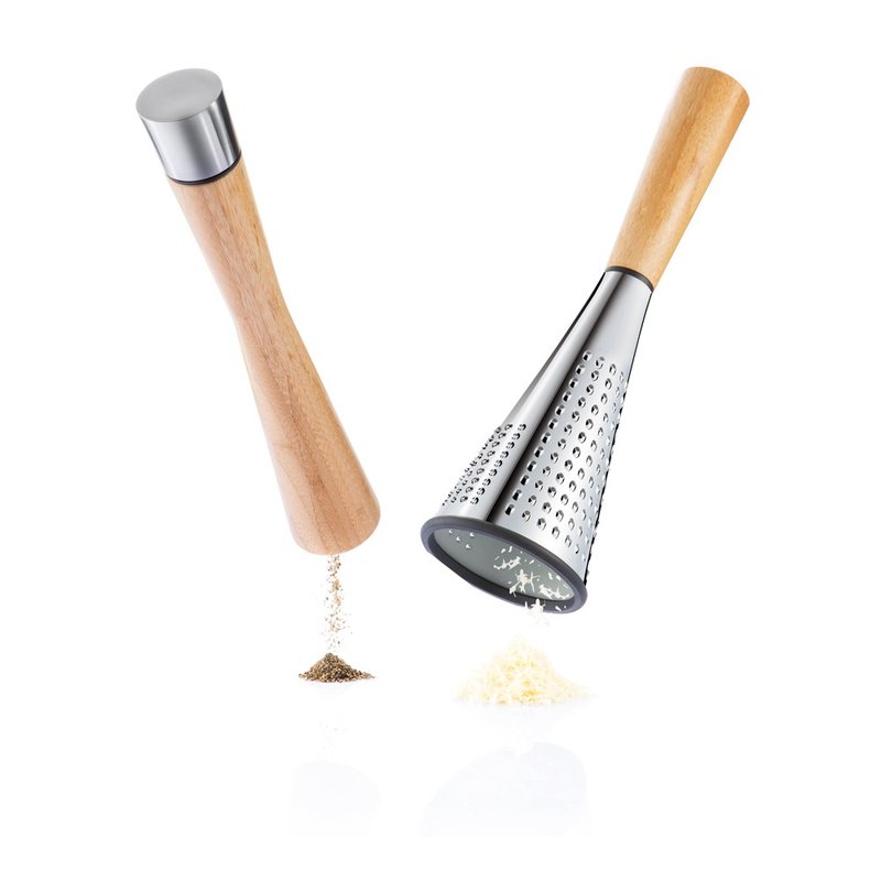Tower&Spire 胡椒起司研磨器组 - 调味罐/酱料瓶 - 不锈钢 金色