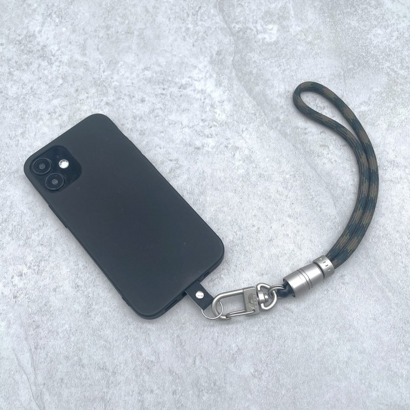 niji 手机手绳 丛林 6mm Woodland camo wrist strap - 其他 - 尼龙 多色