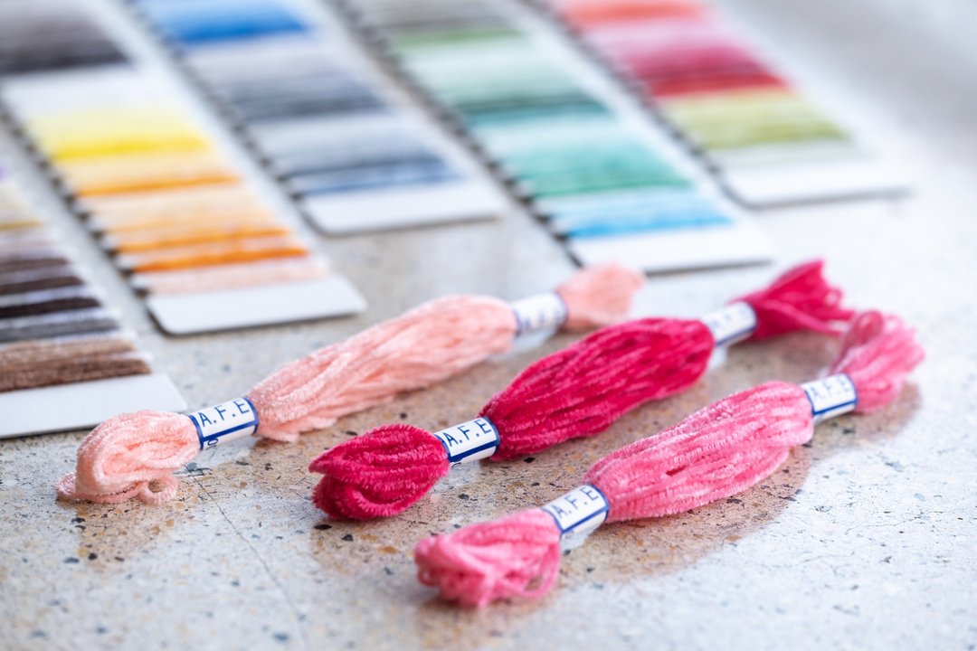 Molle Embroidery thread 3 color set No.107/108/109 - 编织/刺绣/羊毛毡/裁缝 - 绣线 粉红色