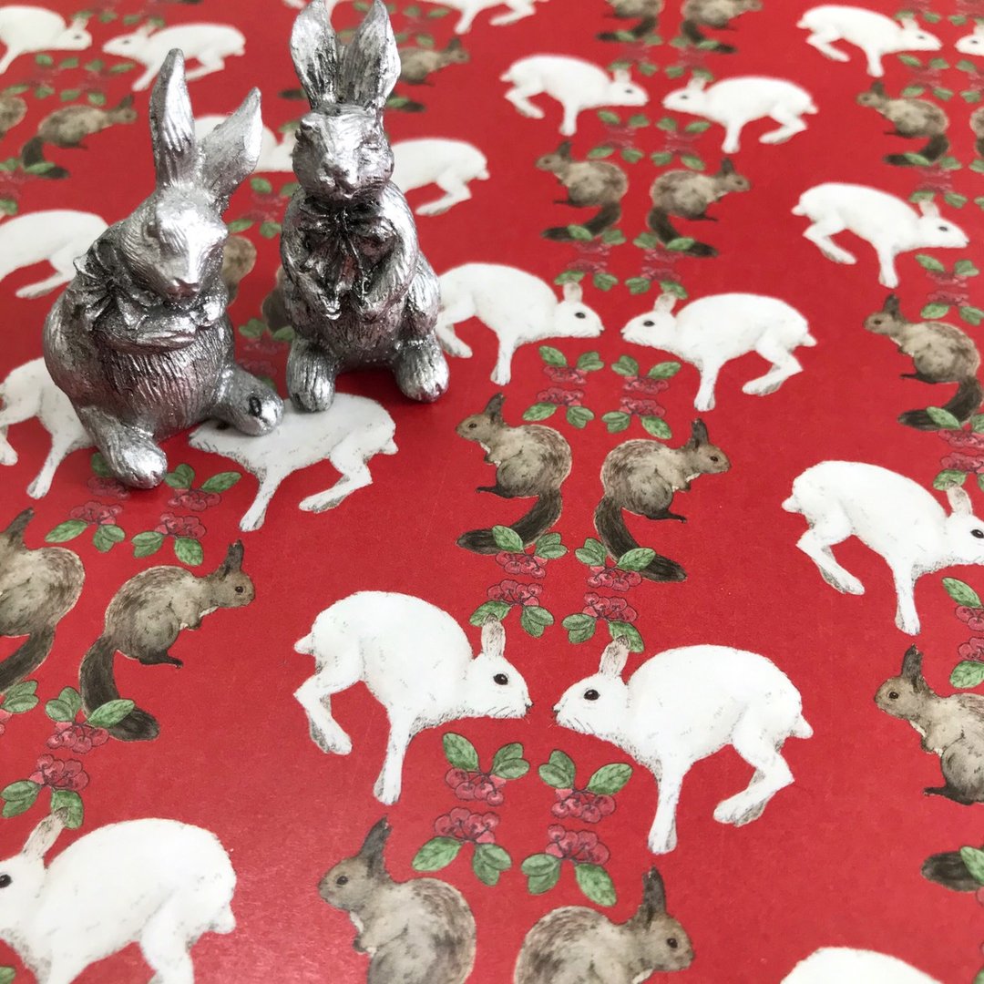Happy Winter Wrapping Paper - 包装材料 - 纸 红色