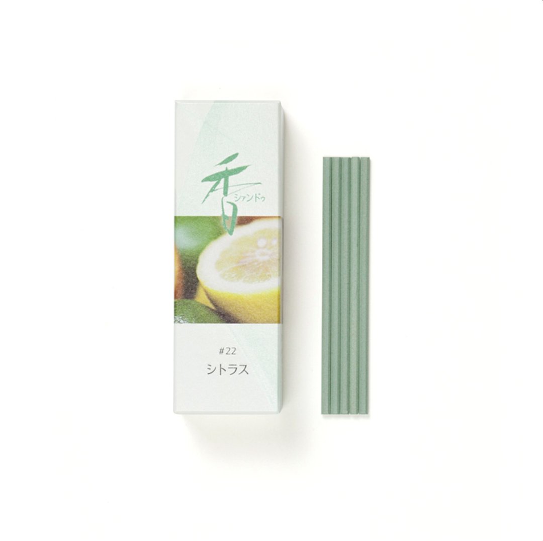 柑橘 Citrus线香【日本松荣堂 Xiang Do香道系列 】 - 香薰/精油/线香 - 浓缩/萃取物 绿色