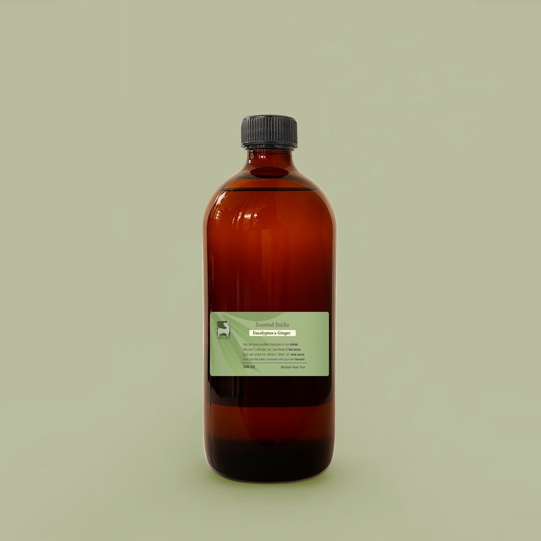 【GIN-GER】尤加利姜芬扩香补充瓶 500ml - 香薰/精油/线香 - 精油 