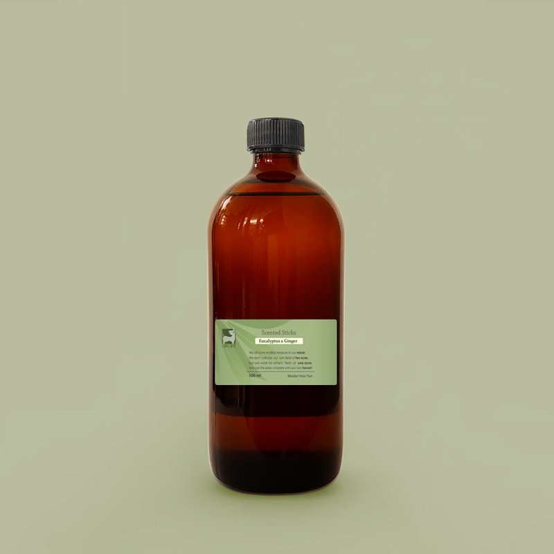 【GIN-GER】尤加利姜芬扩香补充瓶 500ml - 香薰/精油/线香 - 精油 