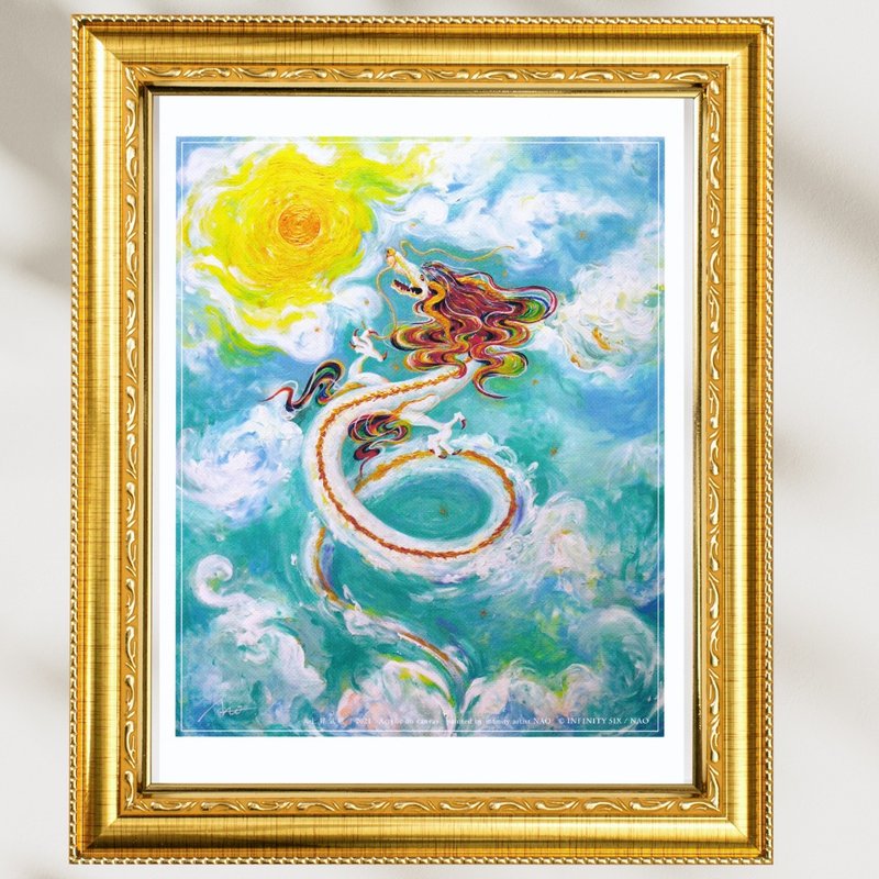 【海报】龙之力量　Infinity NAO 来自日本 - 海报/装饰画/版画 - 纸 蓝色