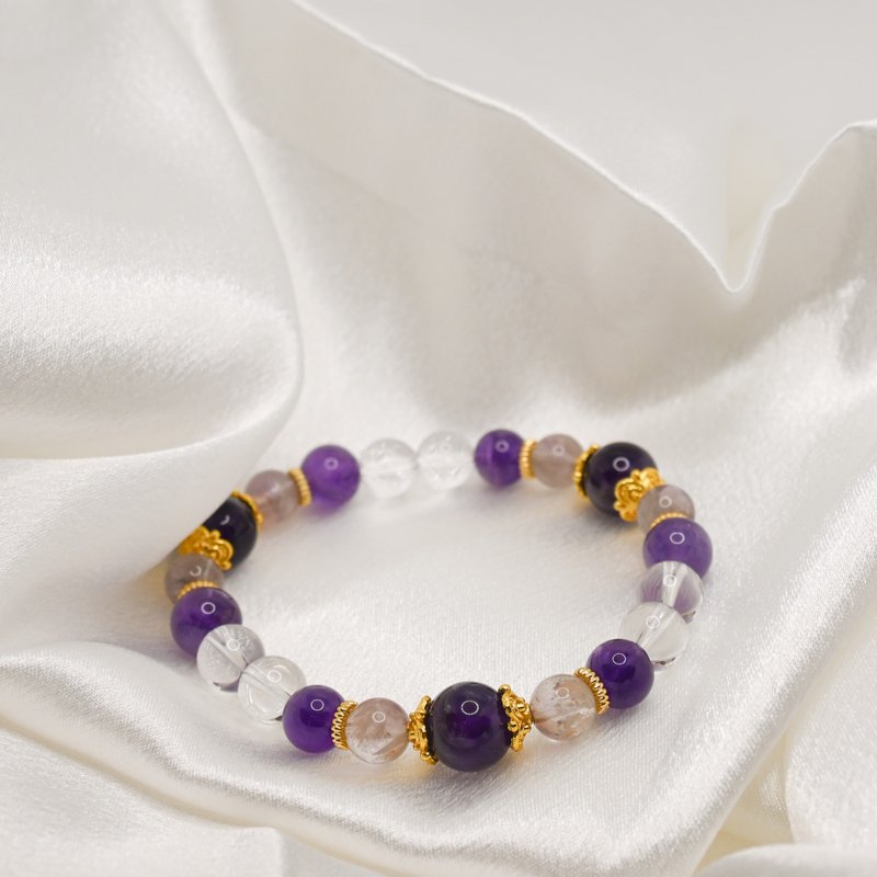 灵澈紫咏・晶石手链 - 手链/手环 - 半宝石 