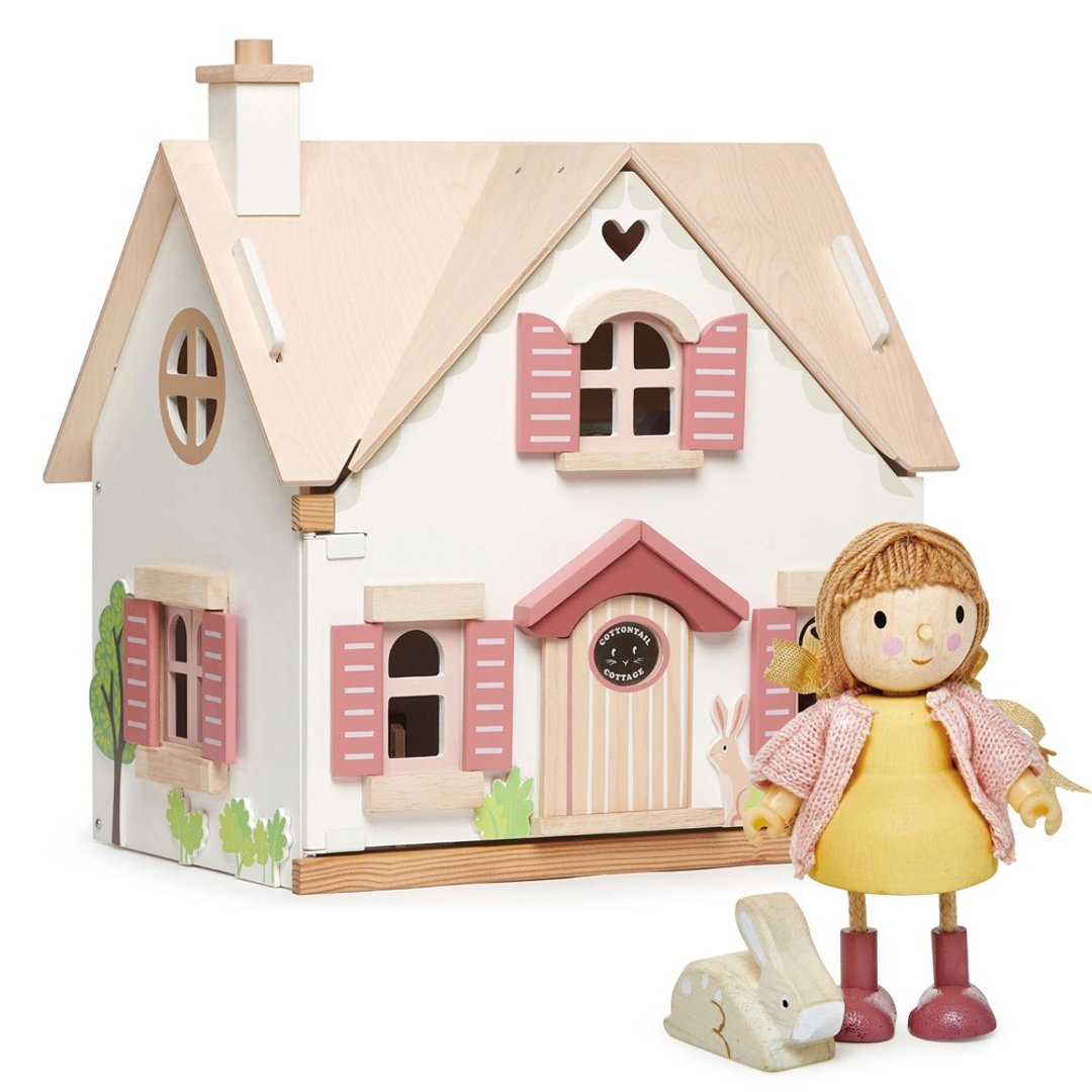 棉尾兔温馨小屋+爱咪与小兔 - 玩具/玩偶 - 木头 