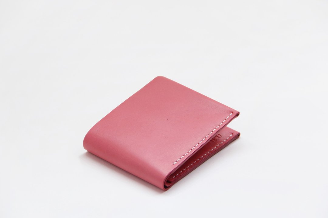 Leather Wallet – Pink - 皮夹/钱包 - 真皮 粉红色