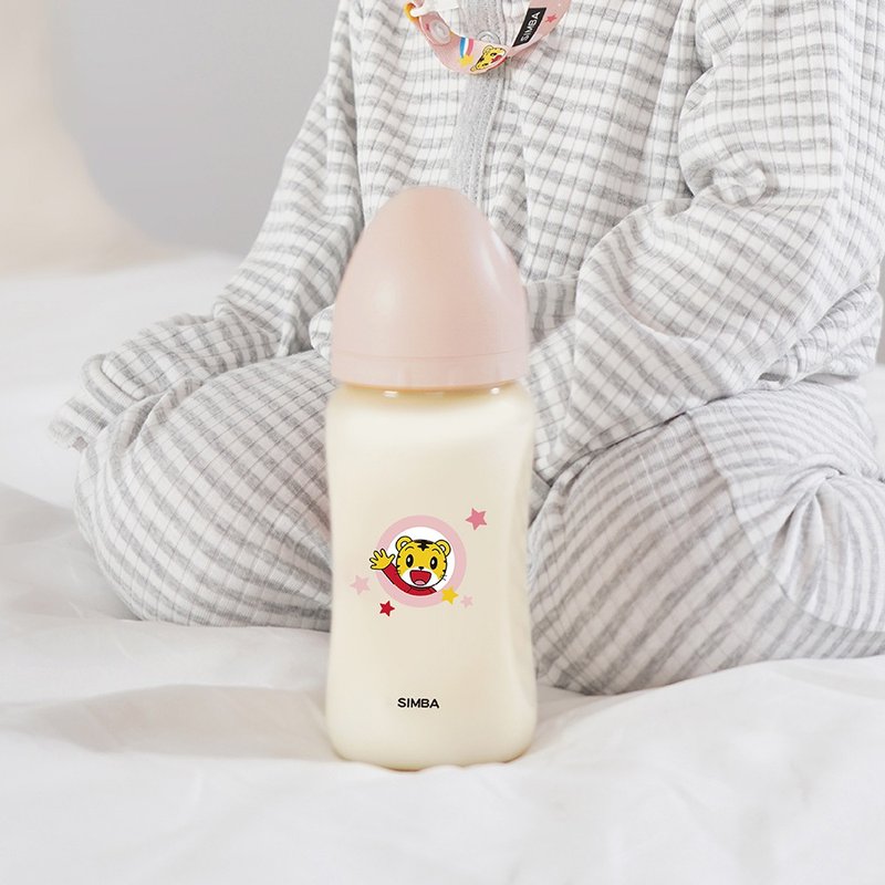【Simba小狮王辛巴】巧虎PPSU宽口中奶瓶 270ml - 奶瓶/奶嘴 - 其他材质 卡其色