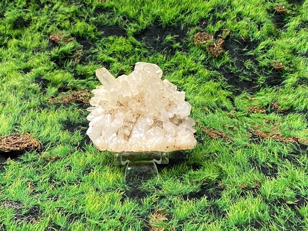 天然原矿能量白水晶簇 消磁净化 开运 办公室 风水 摆件 入厝礼物 - 摆饰 - 水晶 多色