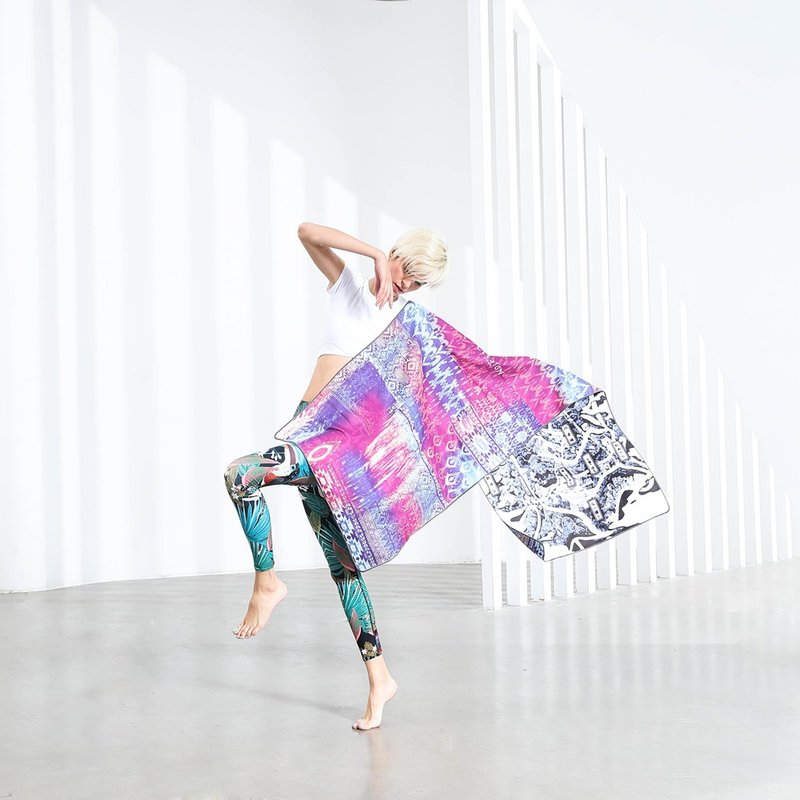 【Clesign】OSE YOGA TOWEL 瑜珈铺巾 - D01 Folk Taiwan - 瑜珈垫 - 聚酯纤维 多色
