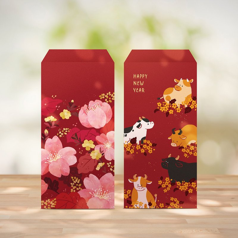 【限量贩售】红包袋2款组合(12入) - 红包/春联 - 纸 红色