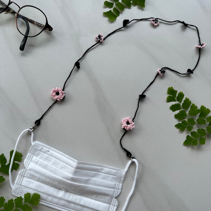 禮物 口罩鍊、眼鏡鍊兩用 Aster Mask Strap Chain & Sunglasse - 口罩 - 贵金属 白色