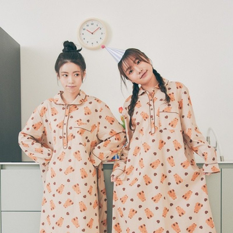 Romane DONATDONAT 连身睡衣裙装 - 洋装/连衣裙 - 棉．麻 