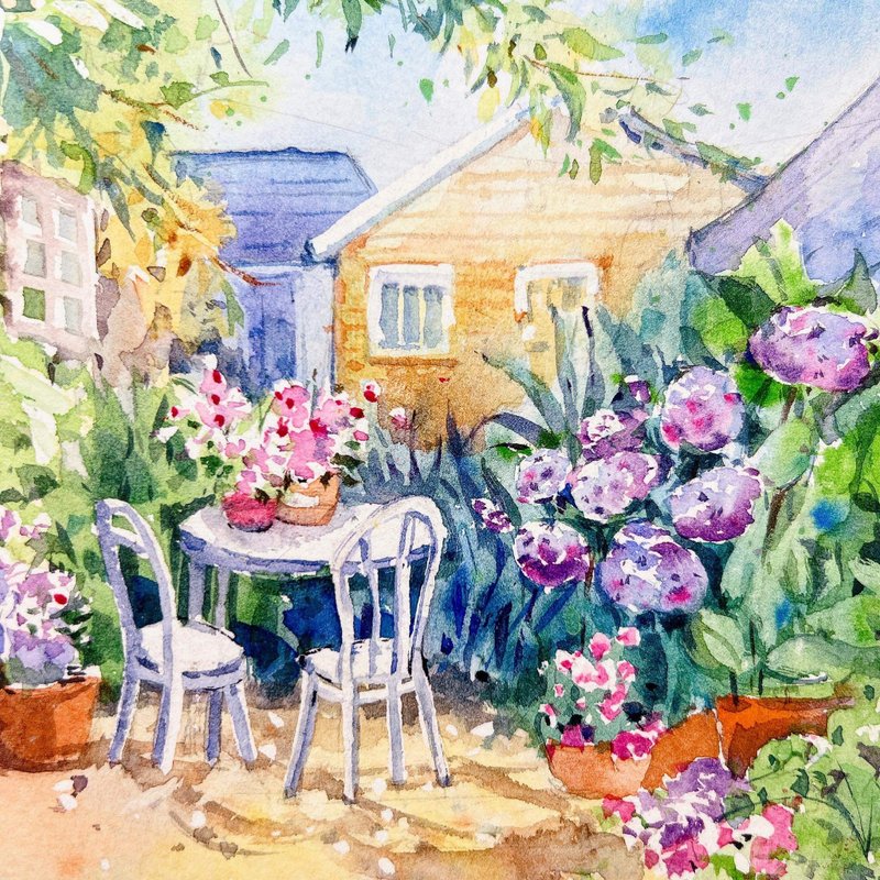 水彩体验/繁花之夏/台北班 - 插画/绘画/写字 - 纸 