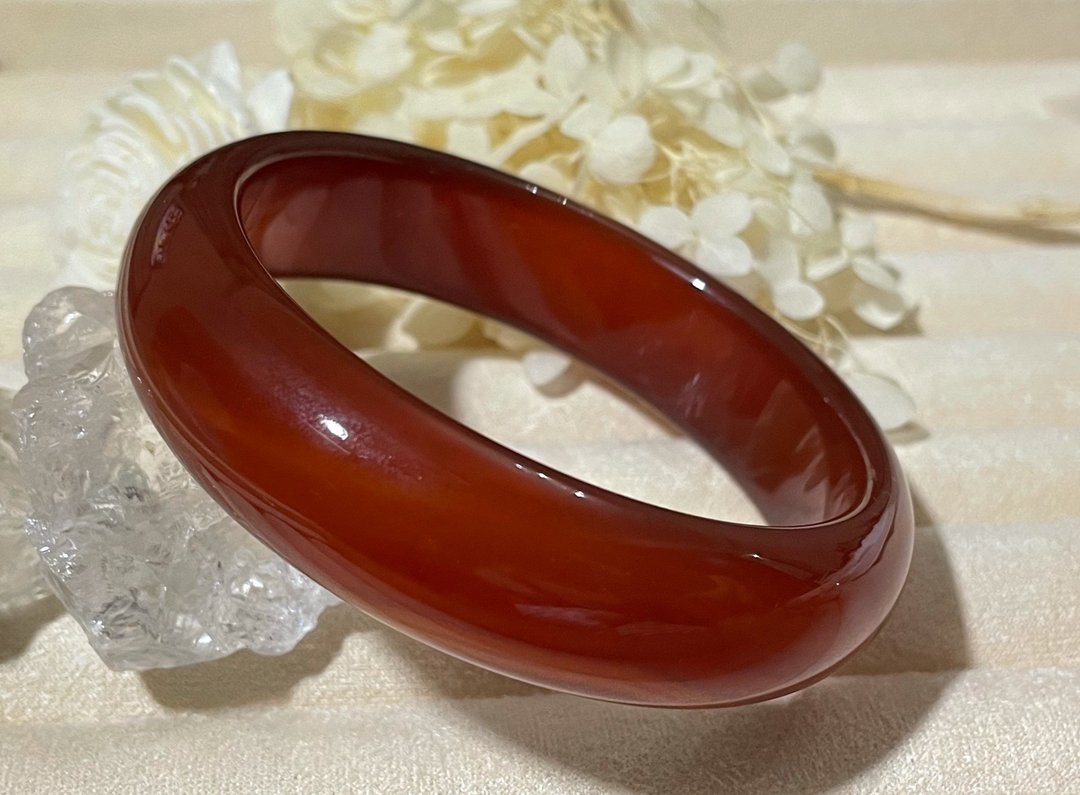 天然南红玛瑙手镯 - 手链/手环 - 水晶 红色