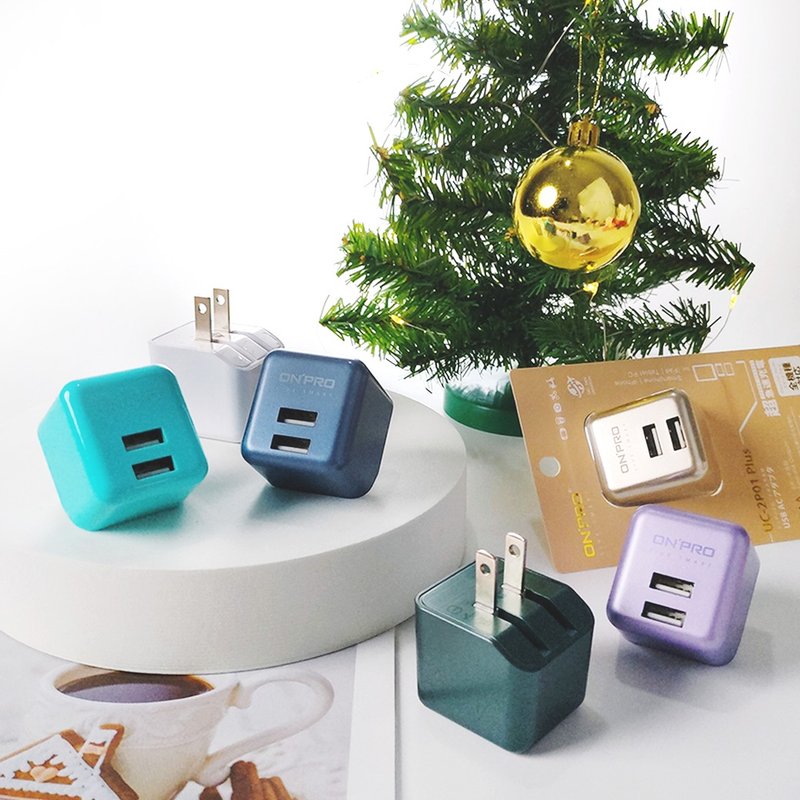 【ONPRO】 3.4A 急速 双孔插头 充电 UC-2P01 Plus - 手机配件 - 其他材质 粉红色