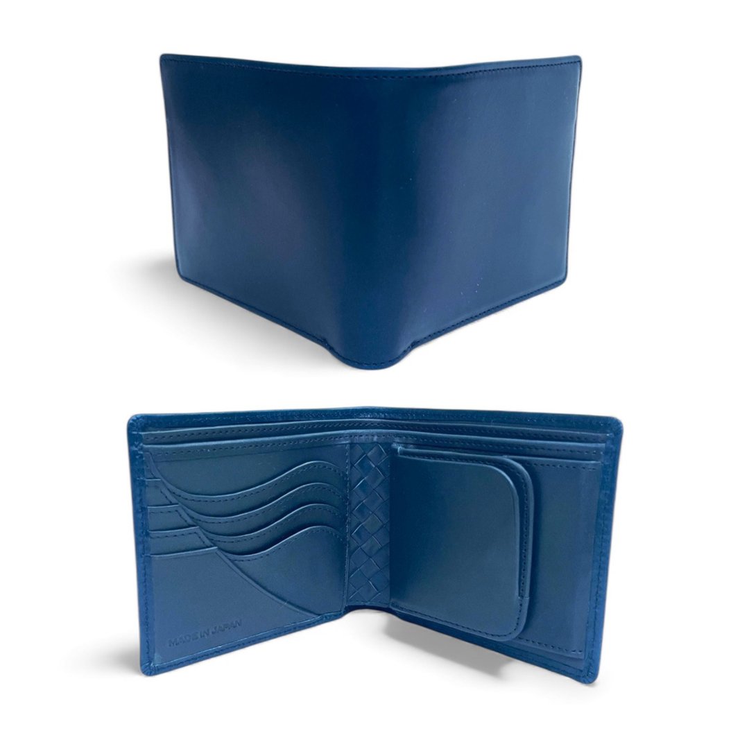 番外篇 Basic Art Wallet - Buttero 海军蓝 × 国产复合鞣革 海军蓝 - 皮夹/钱包 - 真皮 蓝色