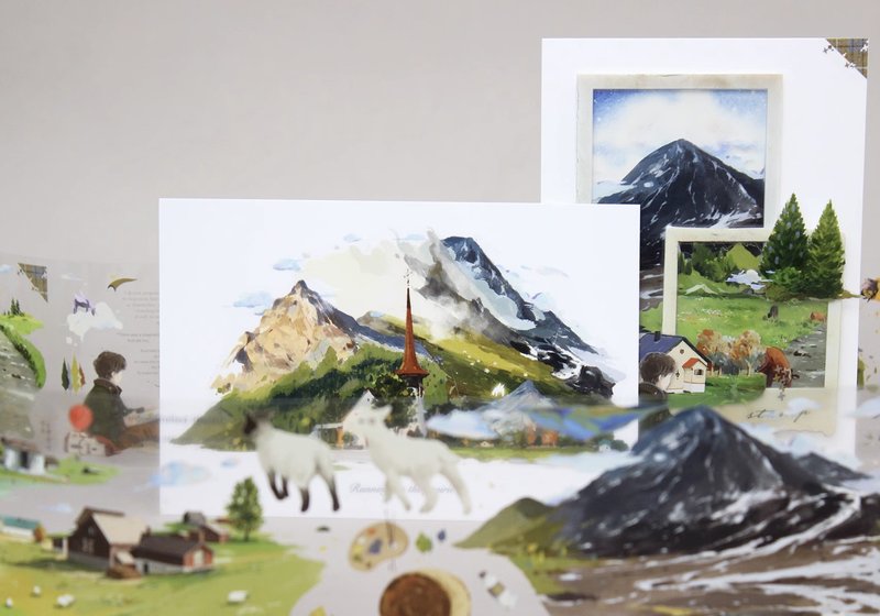 山野的风    风景造景 PET 和紙膠帶 - 纸胶带 - 其他材质 多色