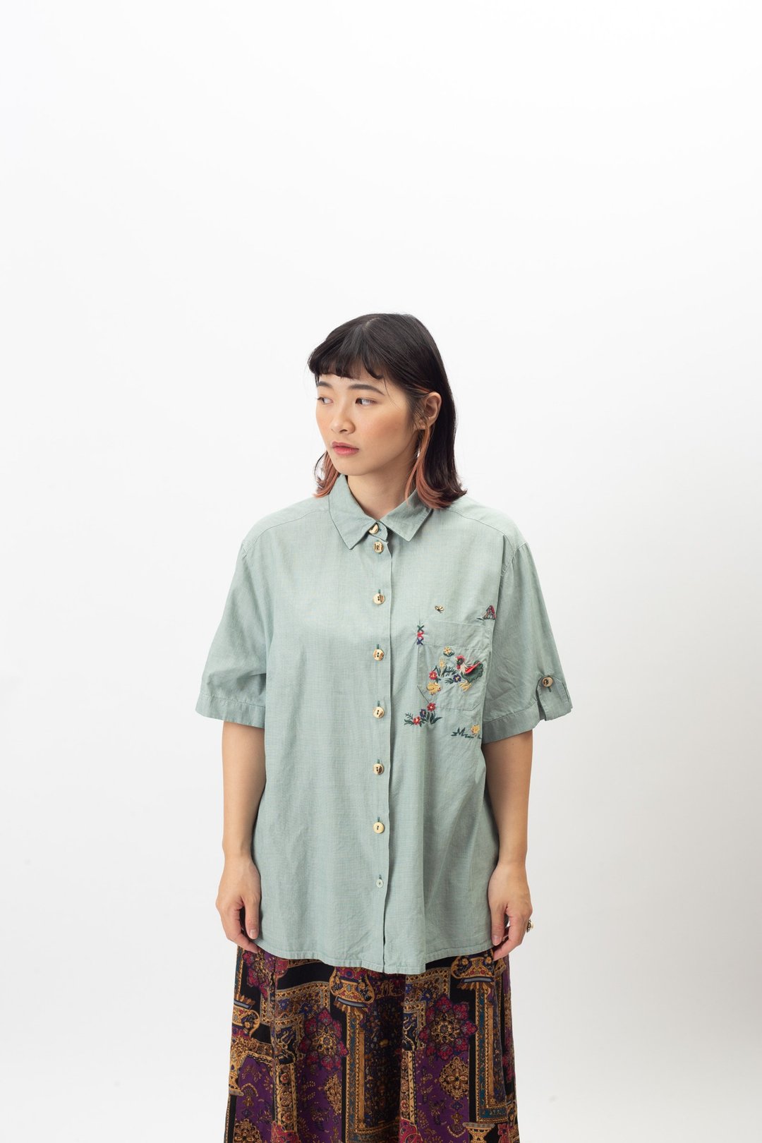 夏季提洛尔衬衫.Tyrolean Shirt【初恋贩卖所】A906 - 女装衬衫 - 棉 