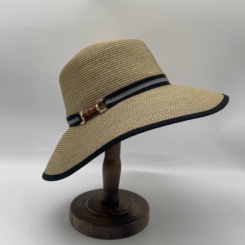 雨中漫步-自然色 - 帽子 - 纸 卡其色