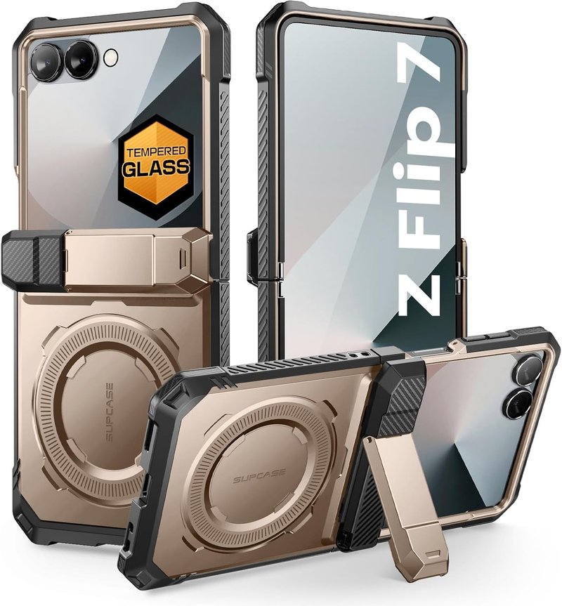 SUPCASE Samsung Galaxy Z Flip 7 5G UB Grip 顶级磁吸支架壳 - 手机壳/手机套 - 塑料 