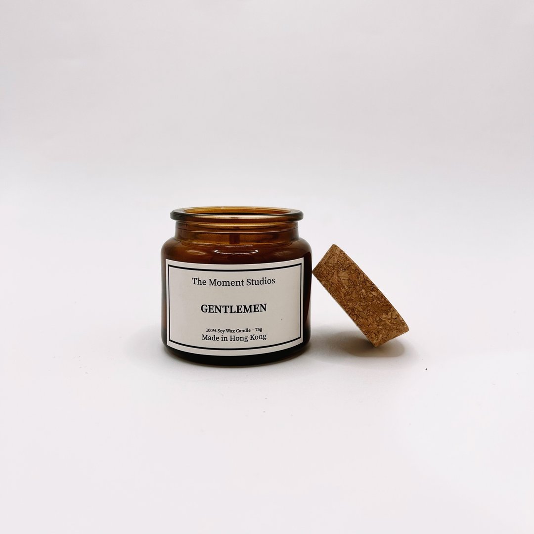 【香港手工制】  No.02 Gentlemen - Candle 75G - 蜡烛/烛台 - 玻璃 