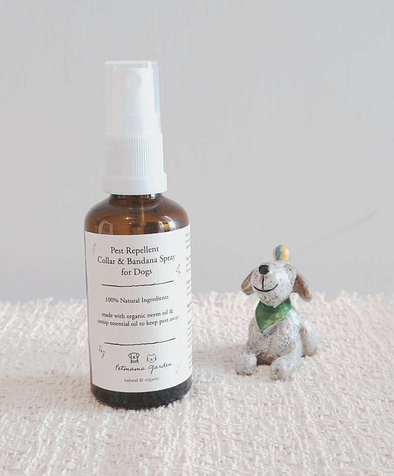 狗狗专用 100% 天然无添加 驱害虫喷雾 - 外出包 - 植物．花 