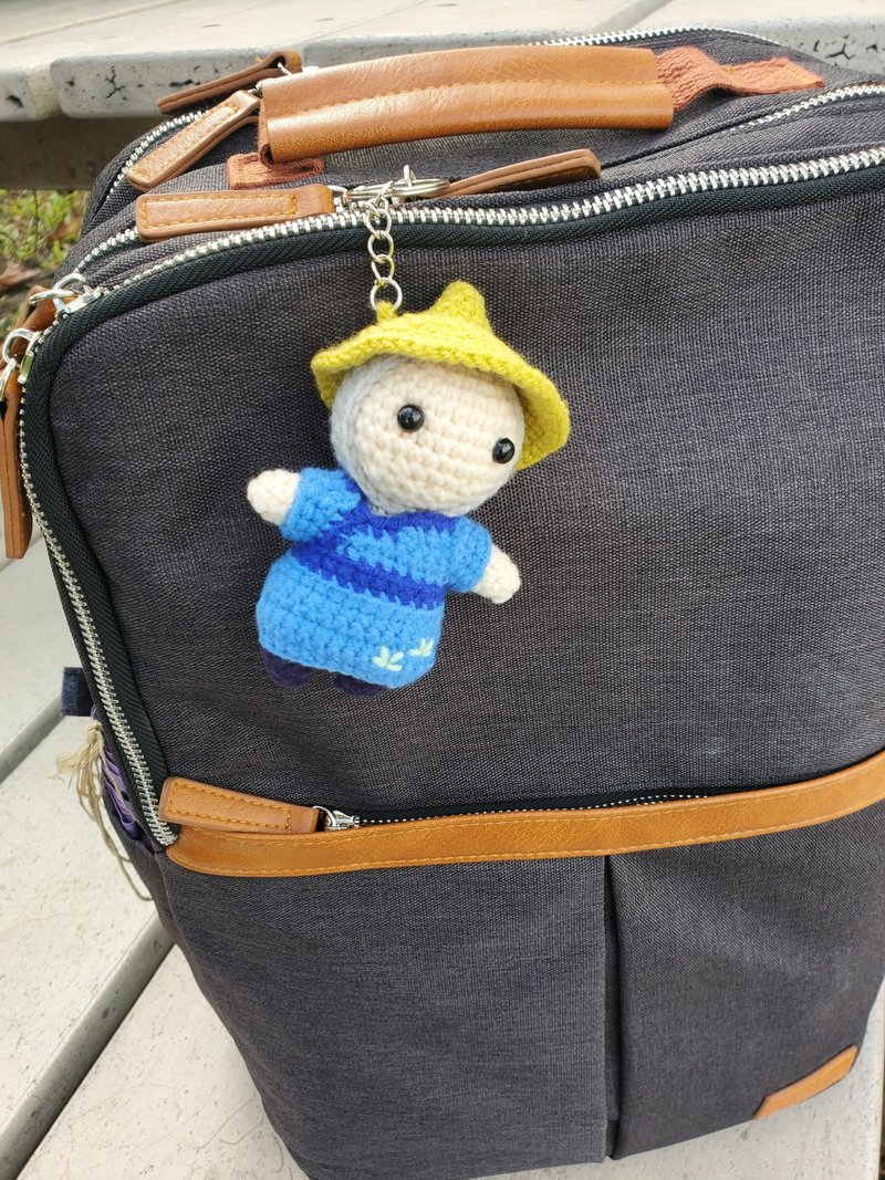 古风钩针娃娃 湖宝娃娃吊饰 附故事小卡 - 吊饰 - 其他人造纤维 