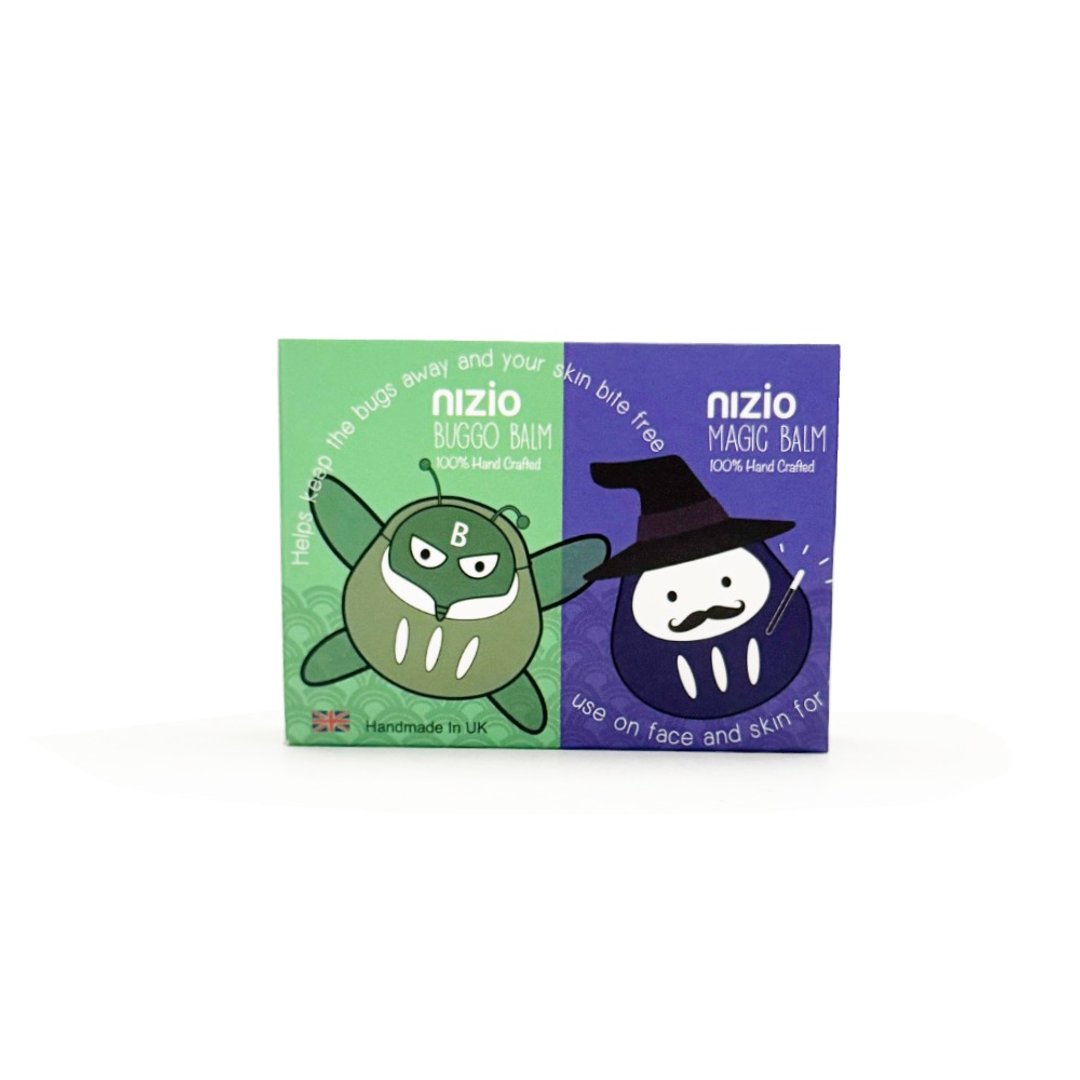 nizio【英国威尔斯】魔法膏 + 防蚊膏 -阿福盒装 2 件组 夏天必备 - 防蚊用品 - 精油 