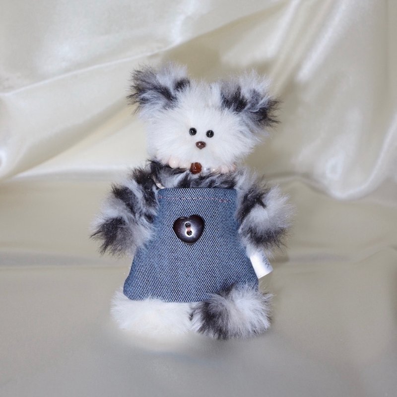 打工猫钥匙圈_Cafe de MEOW、饼干和奶油 - 钥匙链/钥匙包 - 其他材质 白色