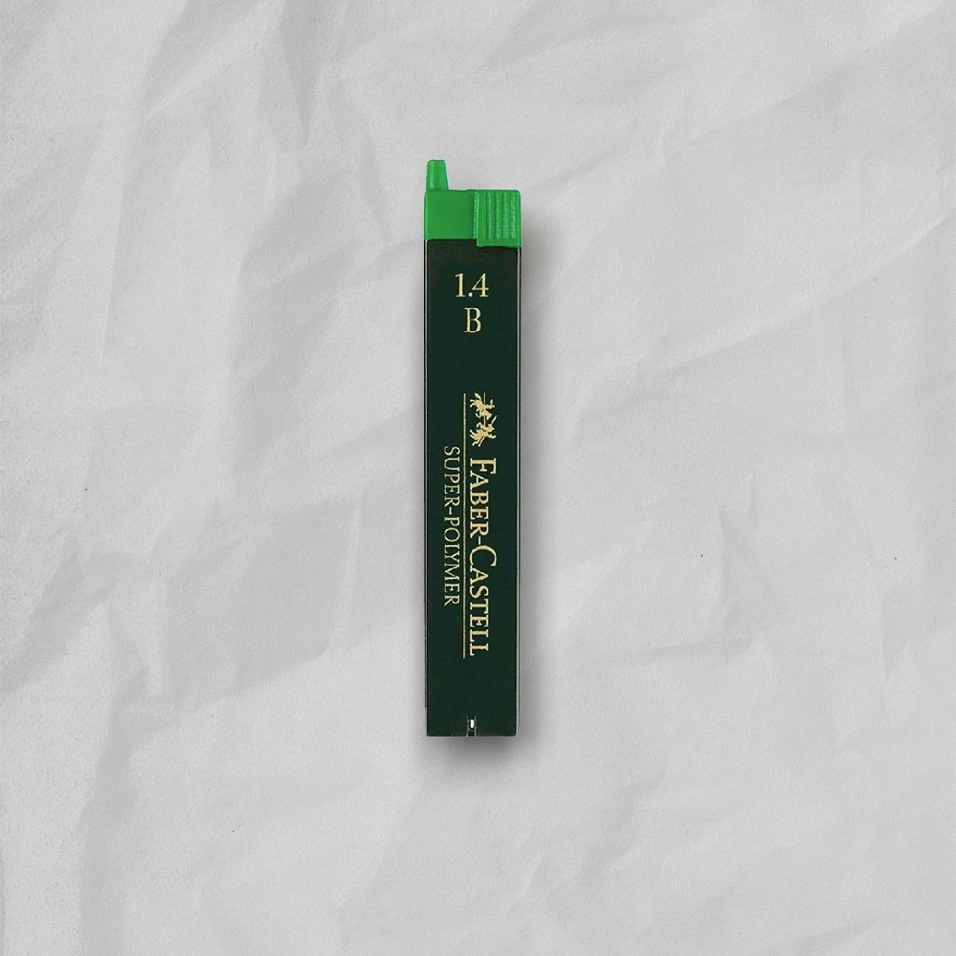 【Faber-Castell】自动铅旋转铅笔专用笔芯 B 1.4mm-6支装-3入 - 其他 - 其他材质 黑色