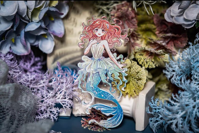 海洋之泪 PET 和纸胶带 烫镭射银 - 贴纸 - 其他材质 多色