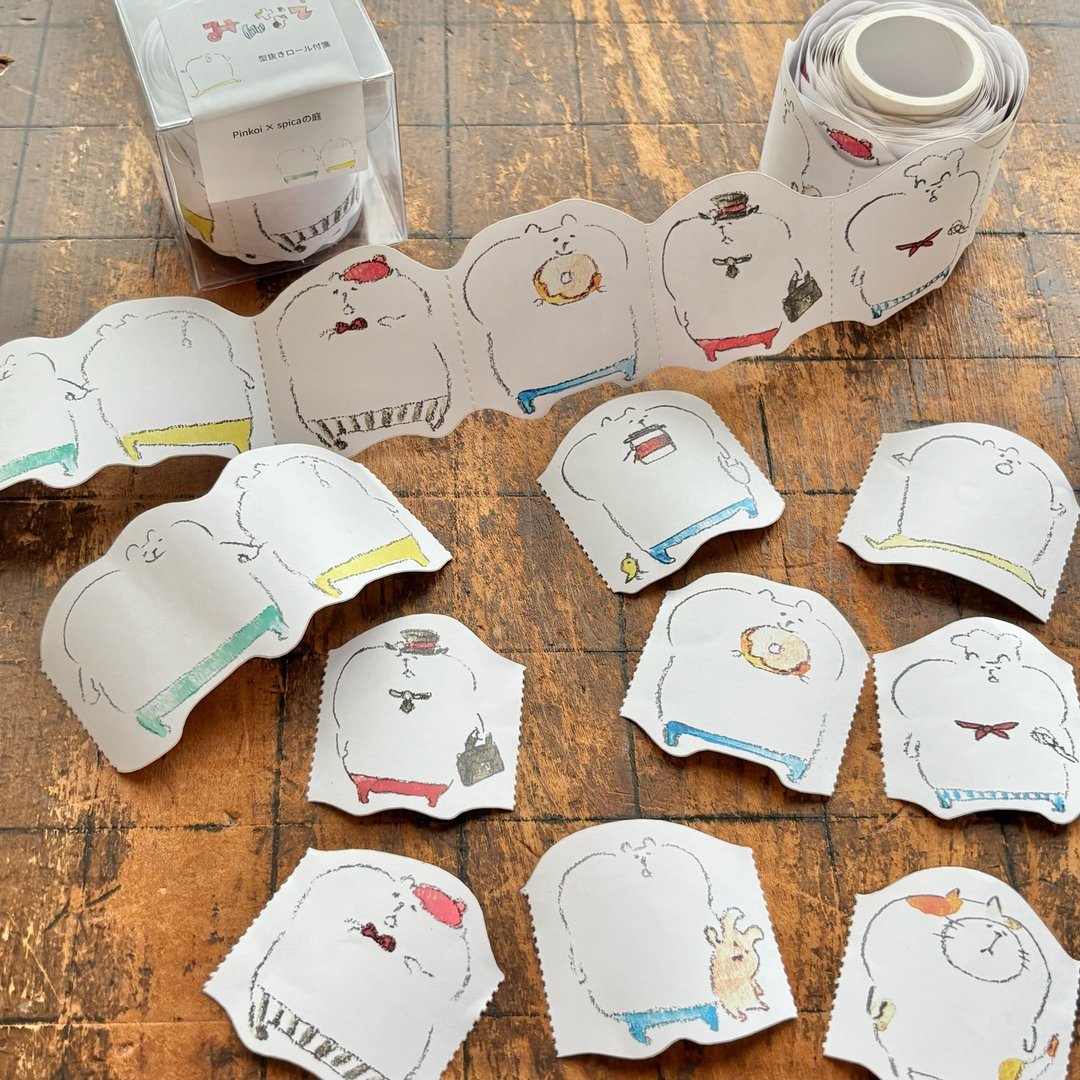 【Pinkoi 限定 - 造型便利贴卷】muu 酱 - All together - 便条纸/标签贴 - 纸 