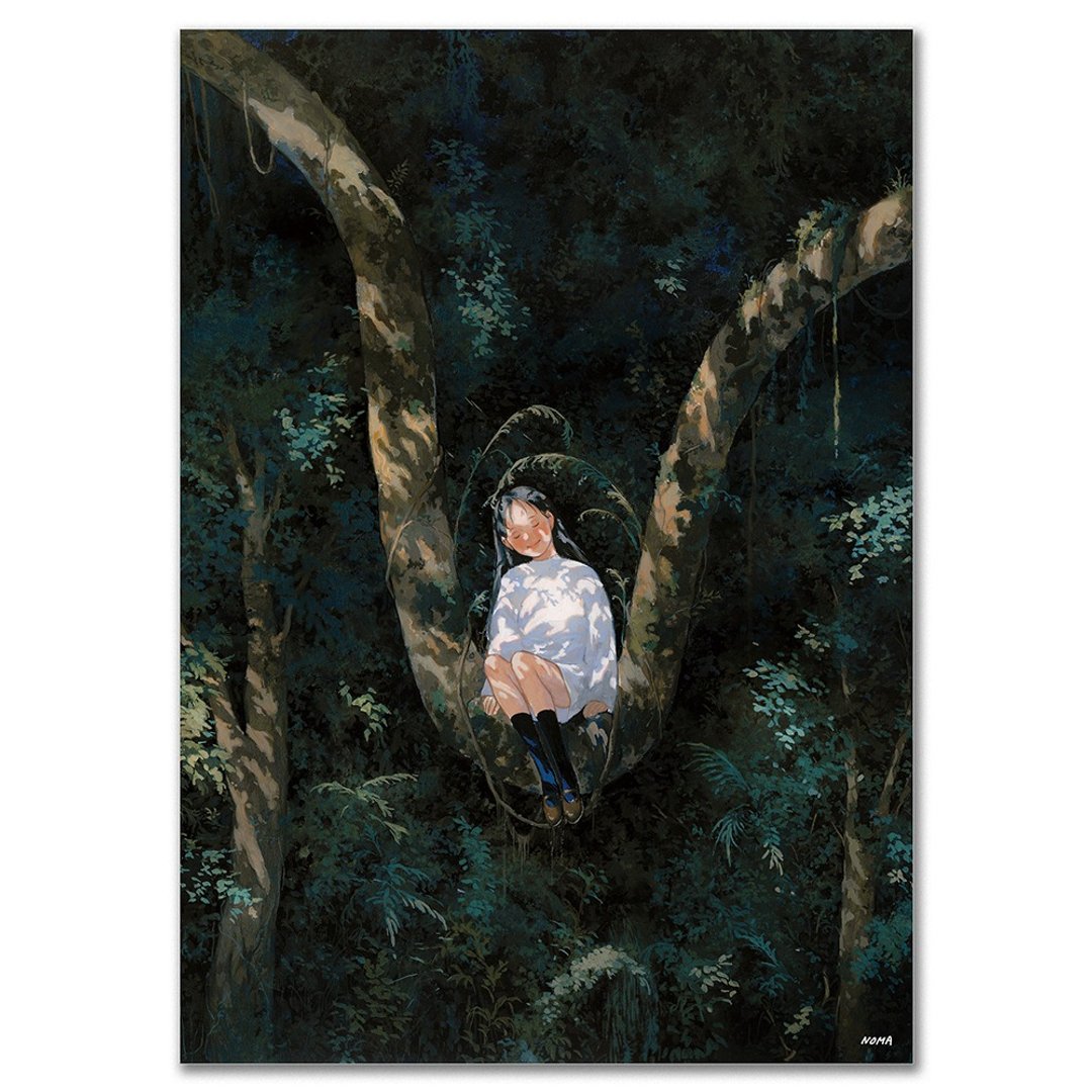 光影之上 | NOMA | 韩国插画 美术纸海报 A4 | 水彩、 ग्वाश - 海报/装饰画/版画 - 纸 
