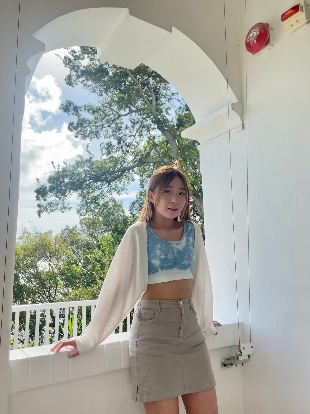 蓝染 扎染小吊带 无袖蓝染背心 植物染 订制 扎染上衣 - 女装背心 - 棉 蓝色