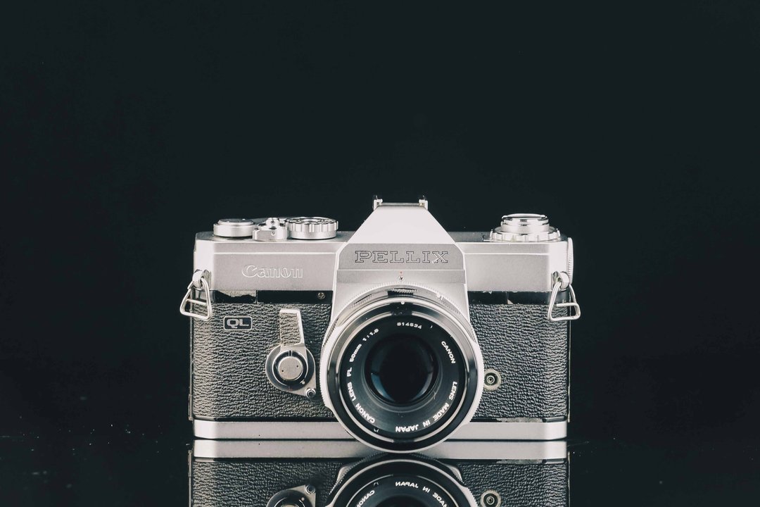 Canon PELLIX QL+CANON FL 50mm F=1.8 #6715 #135底片相机 - 相机 - 其他金属 黑色