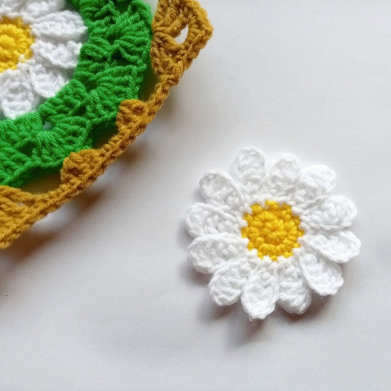 Crochet Daisy Flower PDF Pattern - PDF Download - 其他数码商品 - 其他材质 