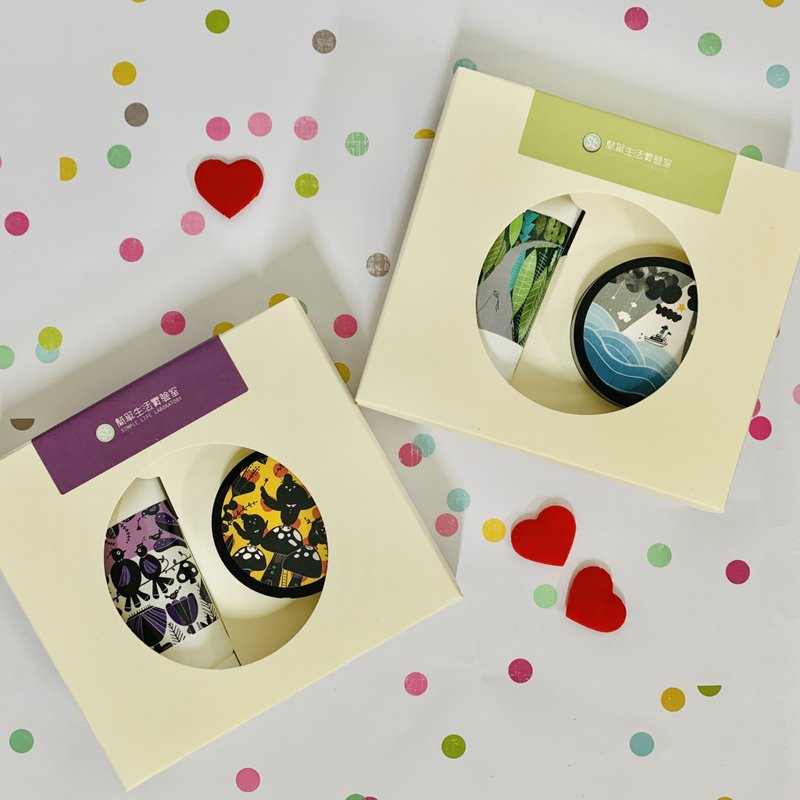 【情人对香礼盒组】HOPE 5香氛礼盒2盒组/大单香膏+植萃护手霜各2 - 香水/香膏 - 精油 