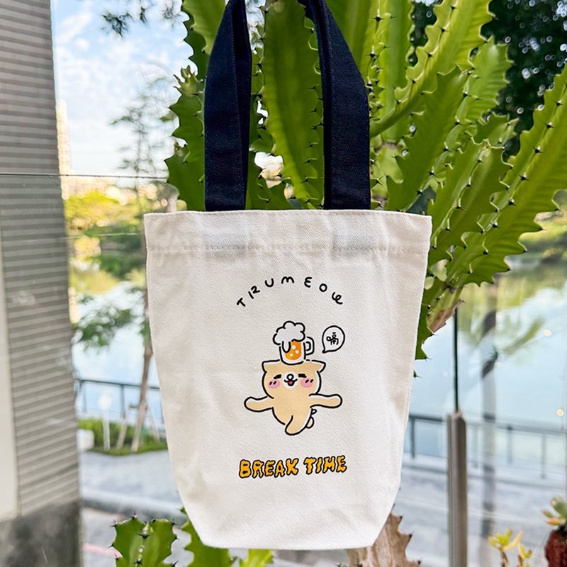 Trumeow 帆布袋丨冰坝杯袋丨限量 - 手提包/手提袋 - 聚酯纤维 