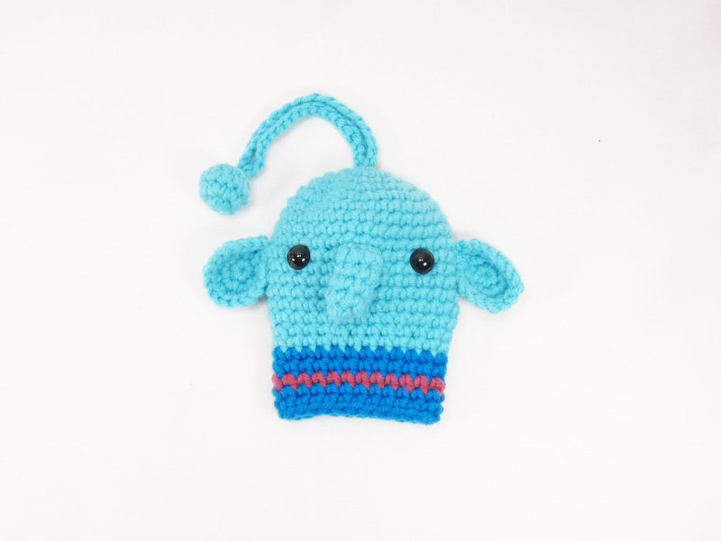 大象 钥匙包 钥匙圈 收纳包(小) - 钥匙链/钥匙包 - 聚酯纤维 蓝色