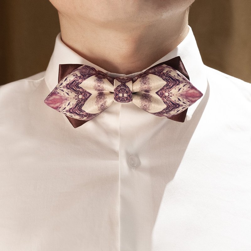 紫色蓝宝石煲呔 Bow Tie - 领结/领巾 - 其他人造纤维 