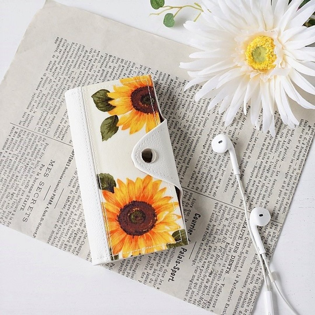 Sunflower ★ iPhone 6 / 6S / 7 ★ Sunflower notebook type smart case 【white】 - 手机壳/手机套 - 防水材质 黄色