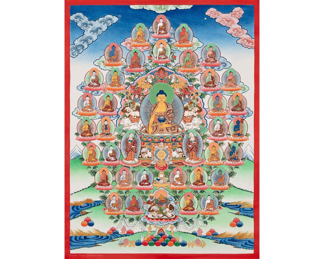神圣35尊佛像唐卡   灵性艺术 - 墙贴/壁贴 - 其他材质 多色