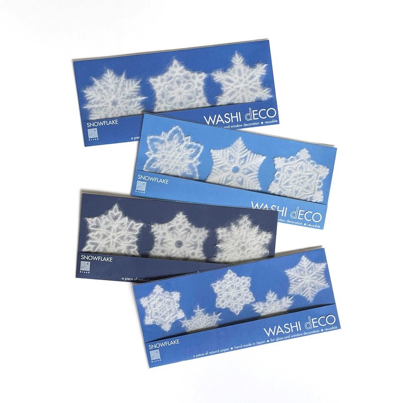 可重复使用的窗饰 雪花 SS尺寸 / SSS尺寸 - 其他 - 纸 