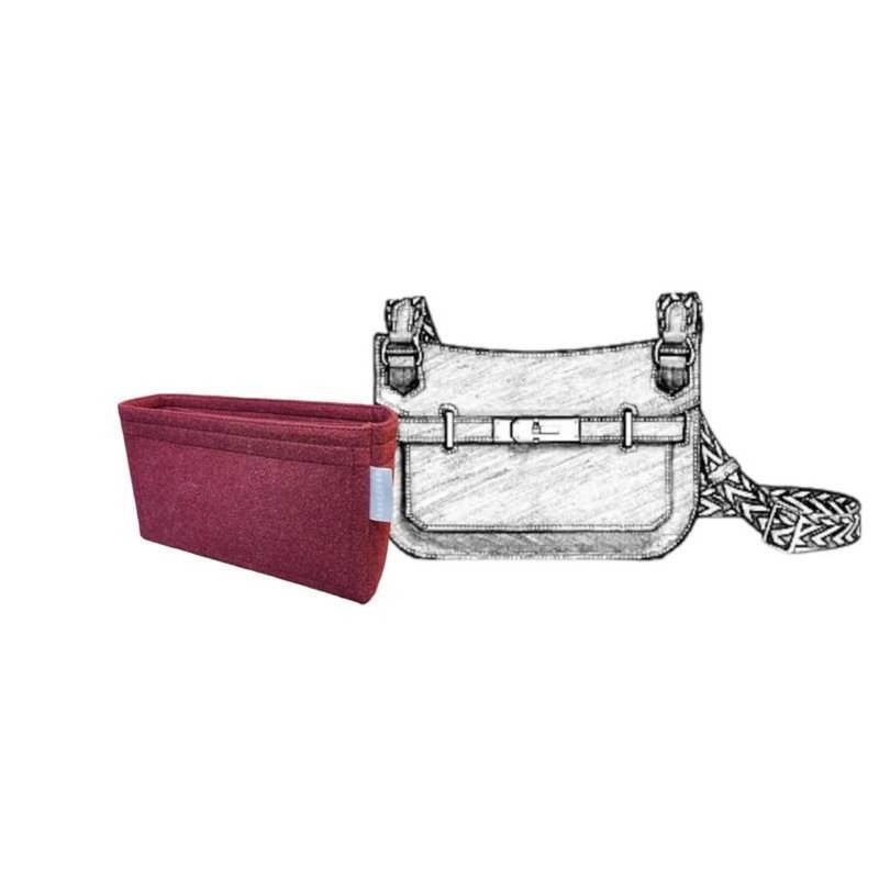 【香港制造|韩国绒布】手制内袋 Hermes-Jypsiere 23cm - 化妆包/杂物包 - 其他材质 多色