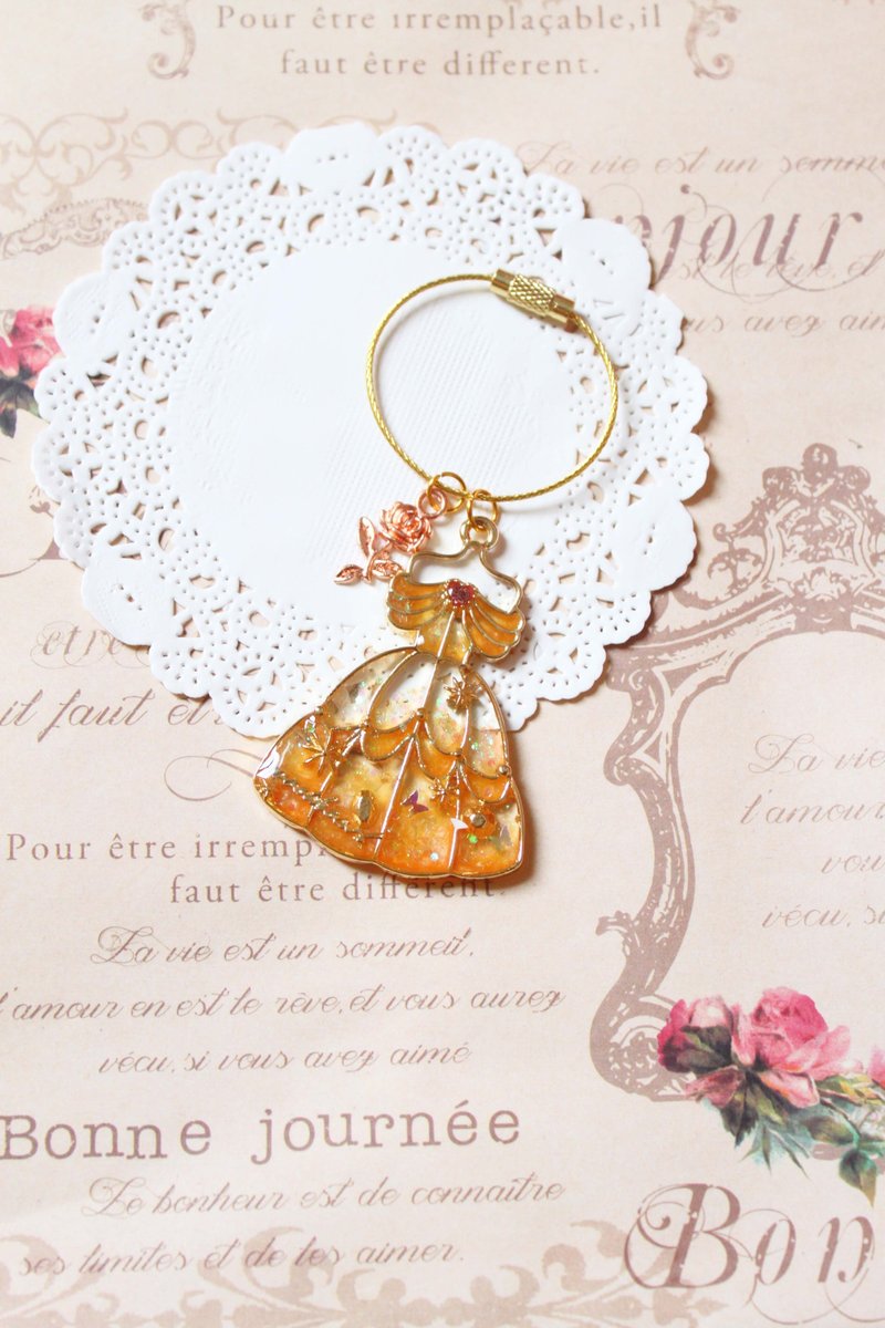 【钥匙圈/吊饰】梦幻公主系列- 美女钥匙圈 - 钥匙链/钥匙包 - 树脂 多色